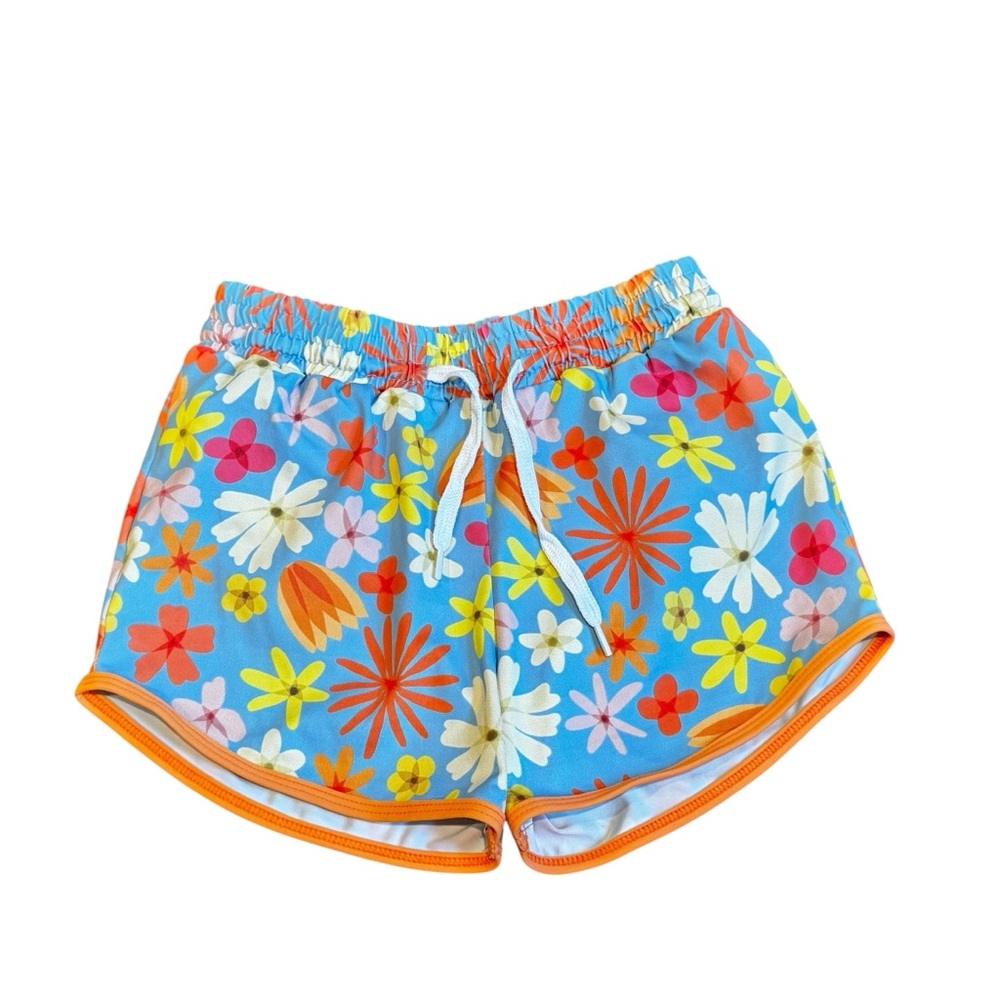 Pearl Street Swim Floral Swim Trunks 7/8